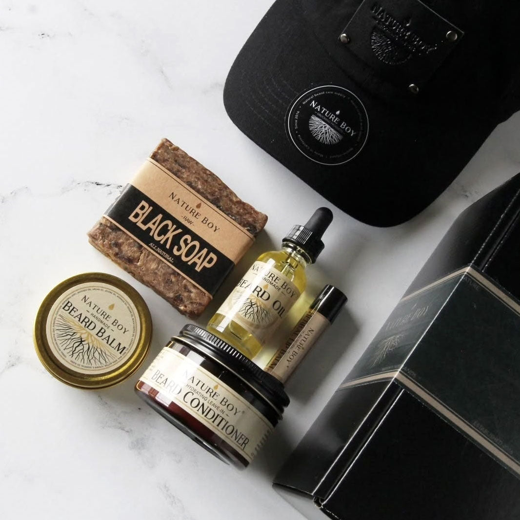 NATURE BOY BlackOut Box PLUS* (w/ all-black dad hat)