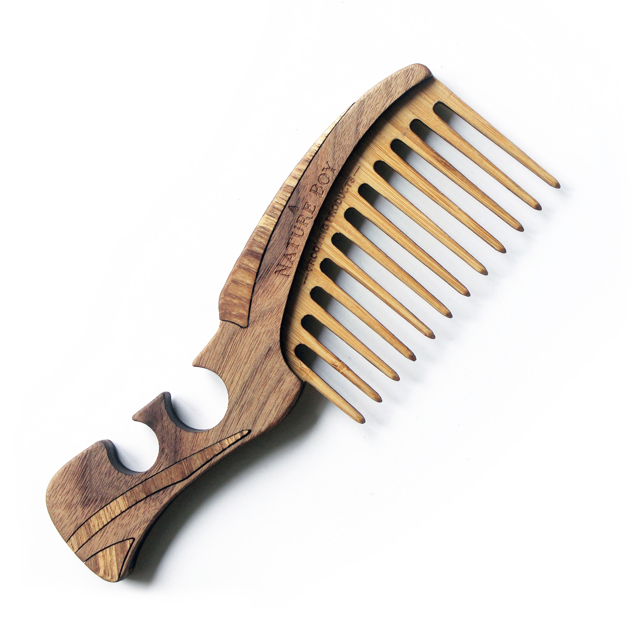 Beard Comb, Wooden Beard Comb