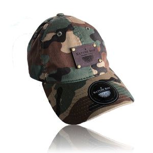 nature boy grooming products camo dad hat camouflage