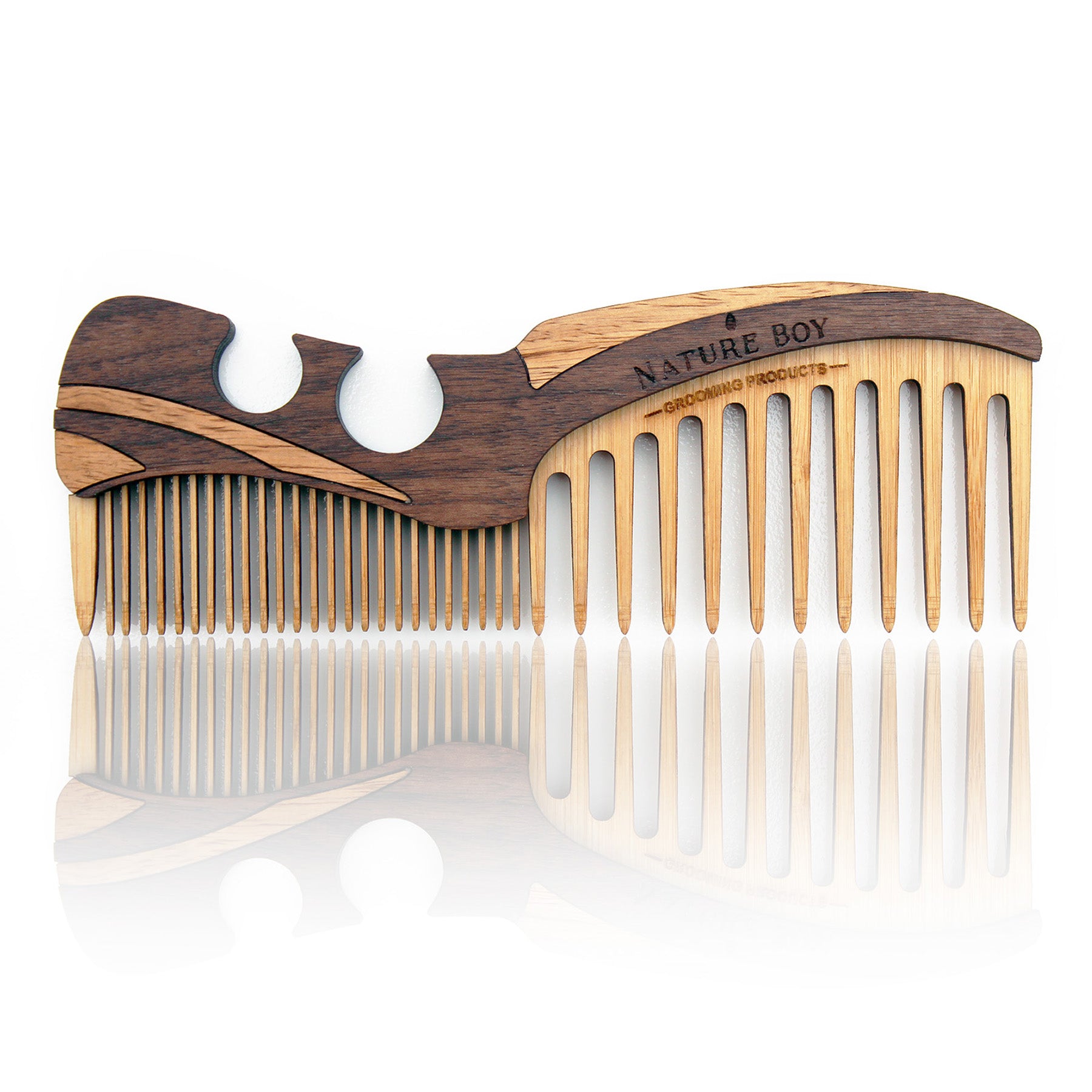 NATURE BOY Grooming Products Wooden Beard Comb _ 