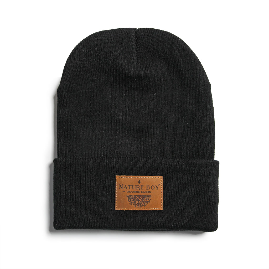 nature boy grooming products classic beanie black
