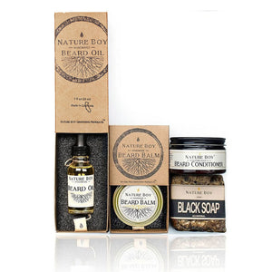 nature boy grooming products - beard grooming essentials set